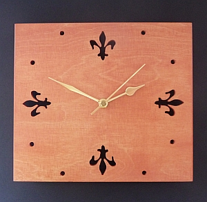 Fleur de Lys Clock
