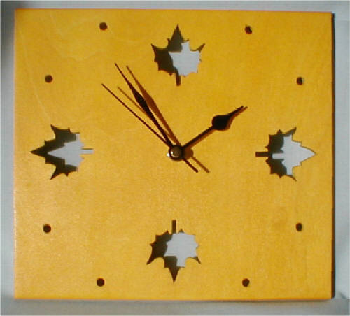 Maple Leaf Clock