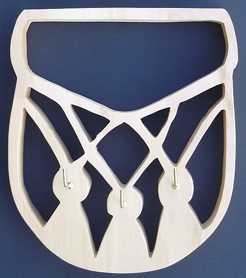 Fret cut Sporran