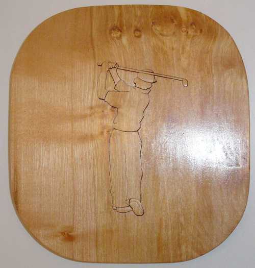 golfer trophy