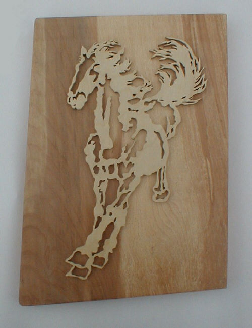 Chinese style horse wall plaque