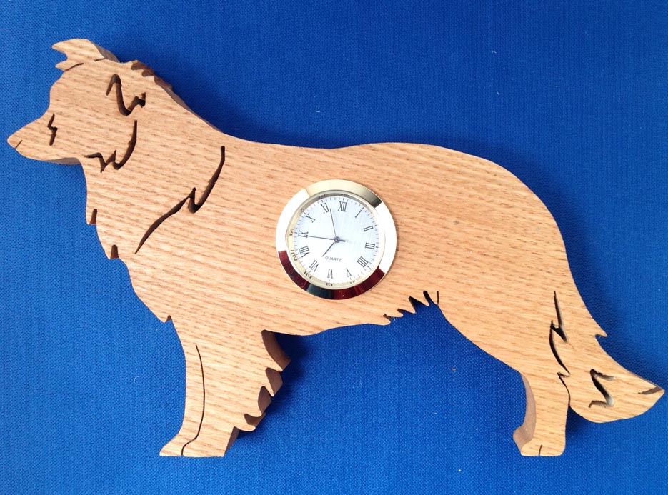 Border Collie Clock