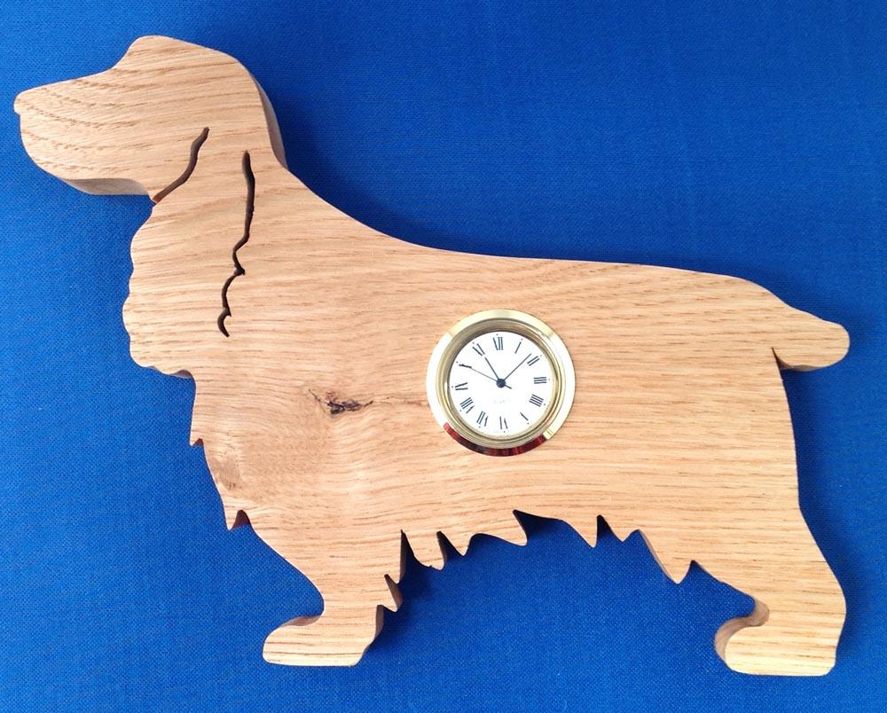 spaniel Clock