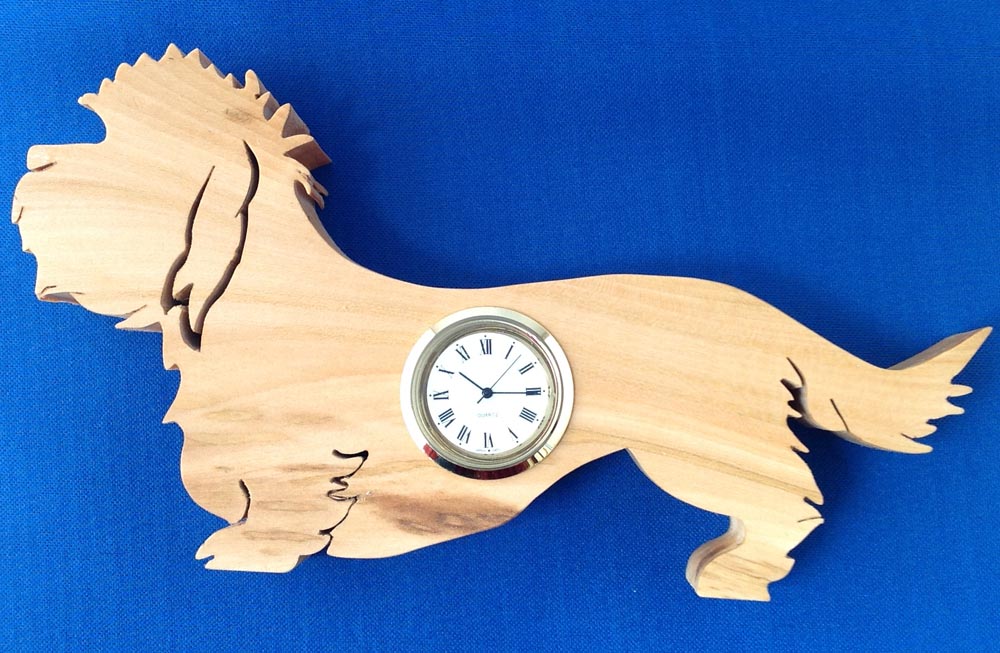 dandie dinmont Clock
