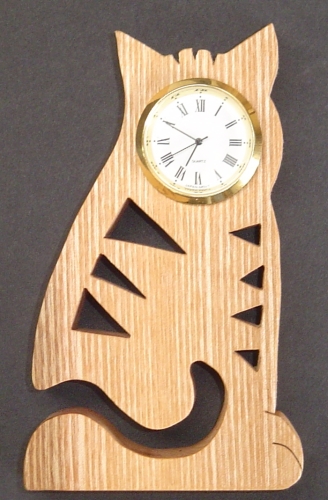 Cat Shaped Clock