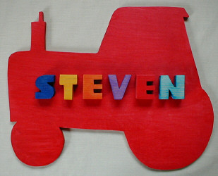 Tractor Nameplaque