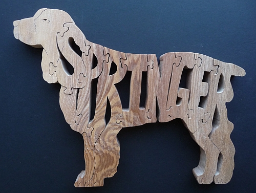 Springer Spaniel Puzzle plywood